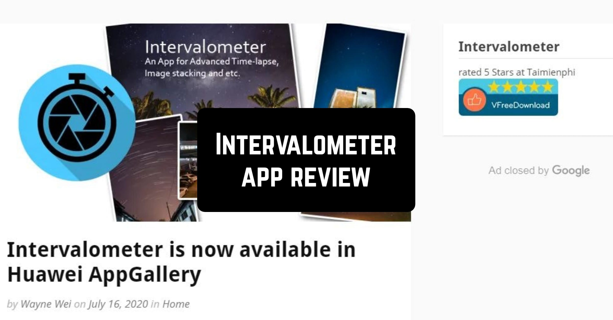 Intervalometer App Review - App pearl - Best mobile apps for Android & iOS devices