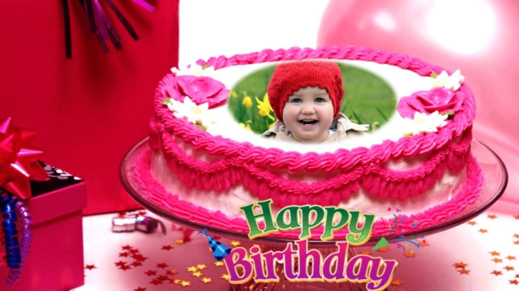 Birthday Cake Frames app