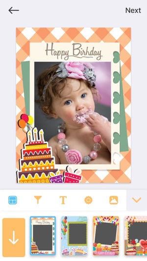 Birthday Greeting Cards Maker app app