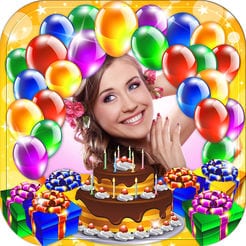 Happy Birthday, Photo Frame & Greeting Card