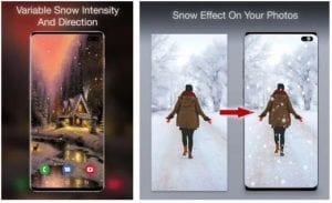 Snowfalling Live Wallpaper