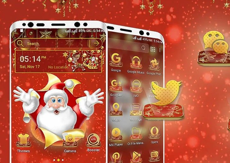 Christmas Santa Launcher Theme