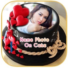 Name Photo On Cake