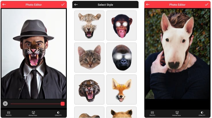 Animal Faces Photo Editor
