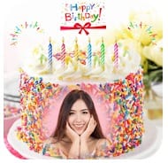 Name Picture on Birthday Cake