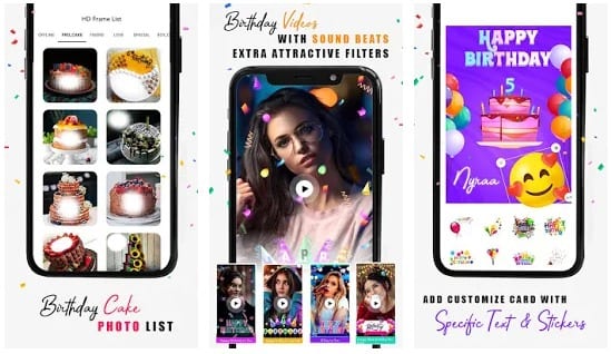 Name Photo On Birthday Cake