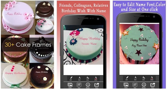 Name Birthday Cakes (Offline)