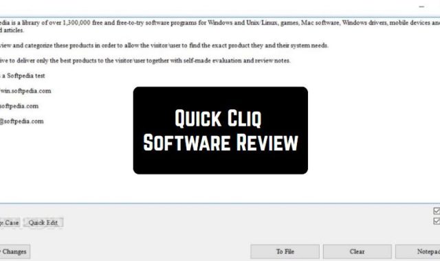 Quick Cliq Software Review