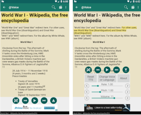 @Voice Aloud Reader (TTS Reader) 2