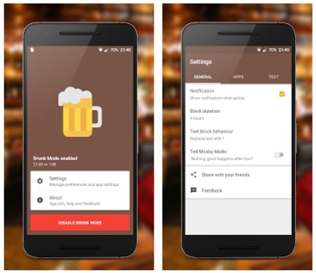 Bacco — Drunk Mode (app & text locker) 5
