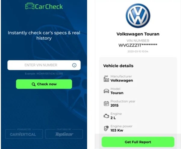 Car History Check: VIN Decoder5