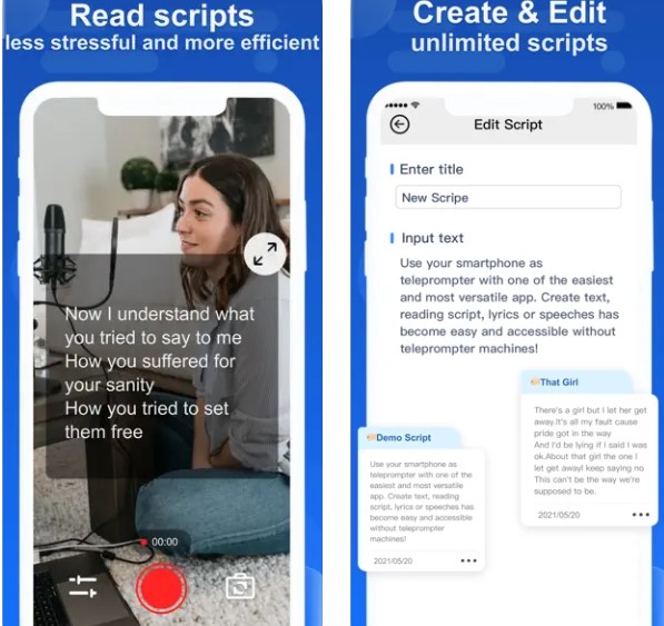 Elegant Teleprompter - Scripts2