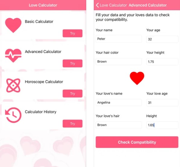 Love Calculator – Love Test2