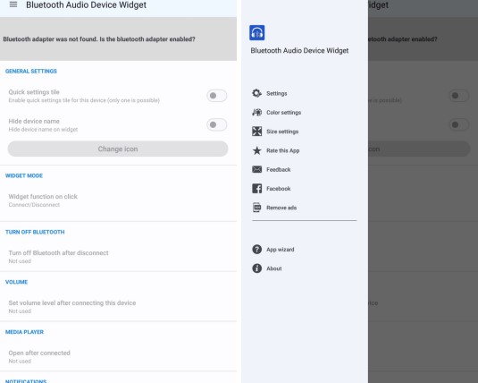 Bluetooth Audio Device Widget5
