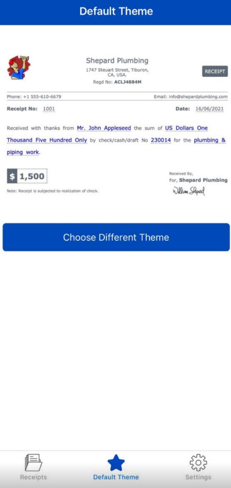 Receipt Maker - Sign & Send11