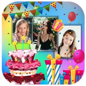 Birthday photo collage (frame)