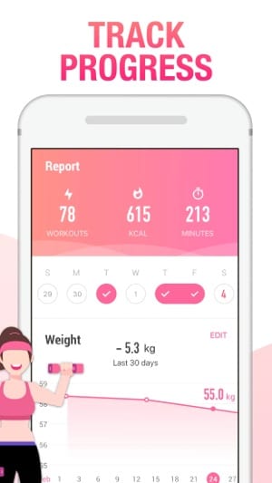 Female Fitness - Women Workout app