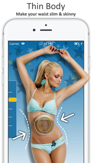 Make me thin fat body editor app