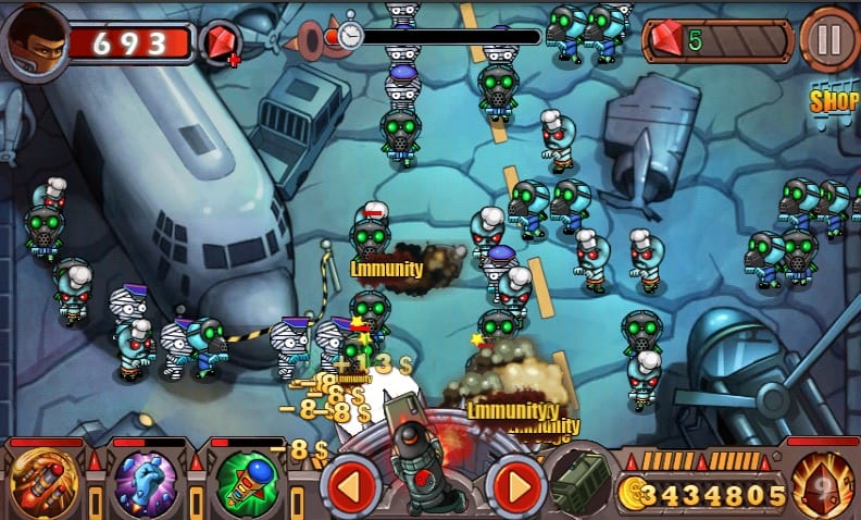 zombie tower defense games