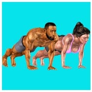 3D Push Ups Home Workout