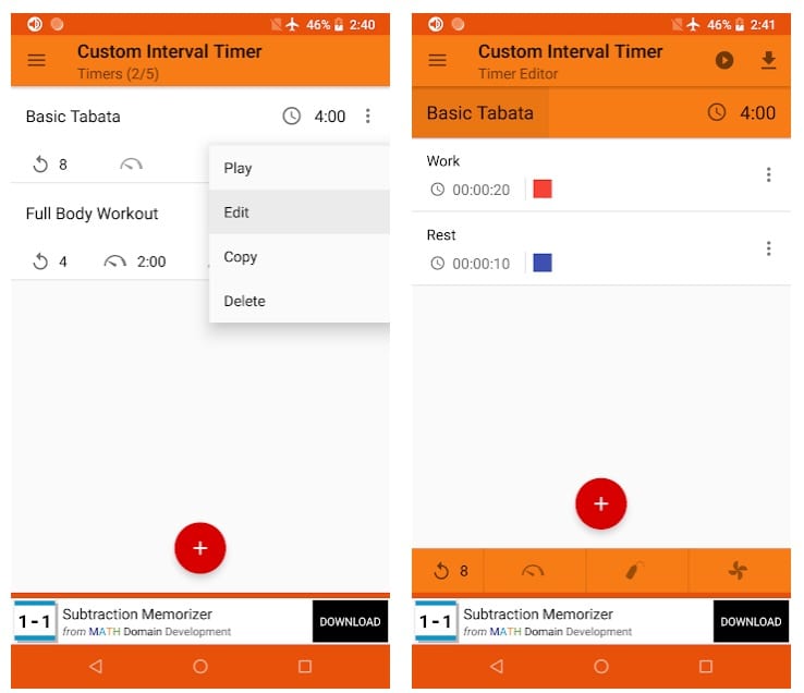 Custom Interval Timer