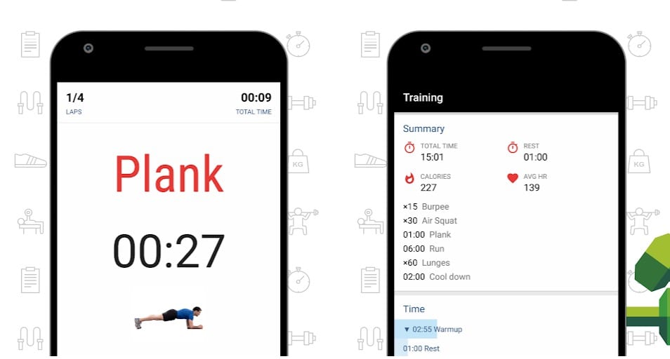 Tabata interval timer & basic fit coaches training