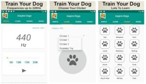 Dog Training, Whistle, Clicker and Sounds