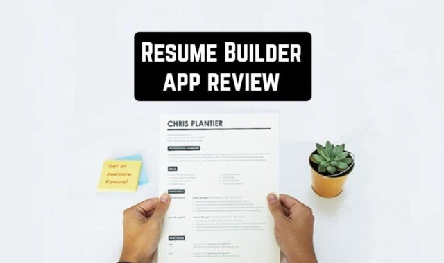 Resume Builder app review