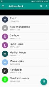 Address Book and Contacts