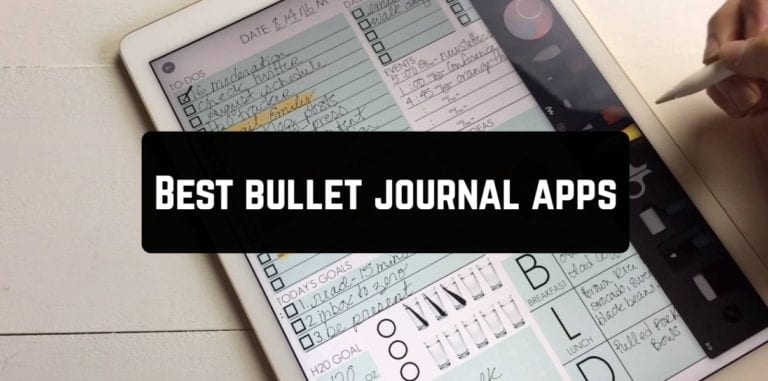 Best bullet journal apps