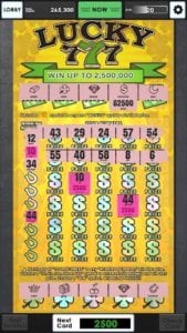 Lucky Lottery Scratchers