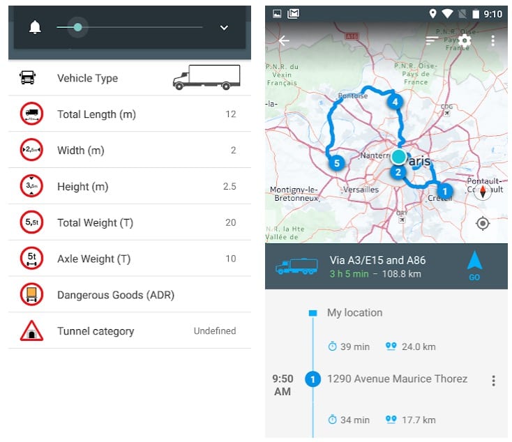 NavMeTo GPS Truck Navigation