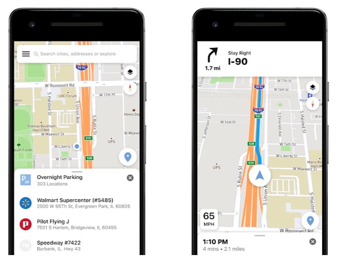 TruckMap - Truck GPS Routes