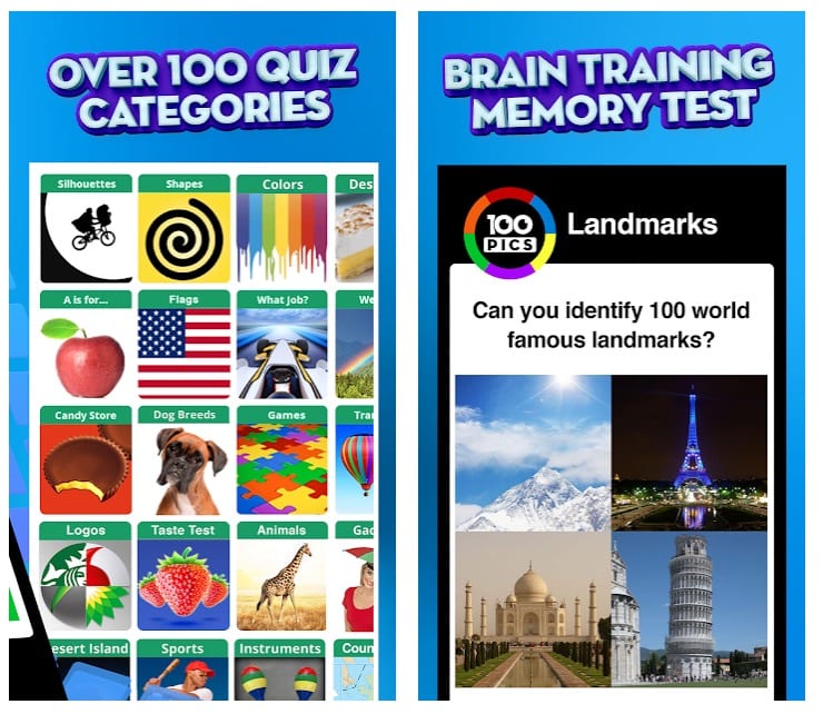 100 PICS Quiz