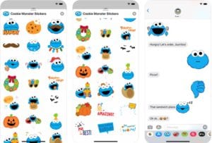 Cookie Monster Stickers