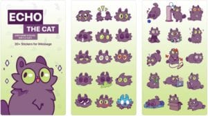 Echo the Cat Stickers