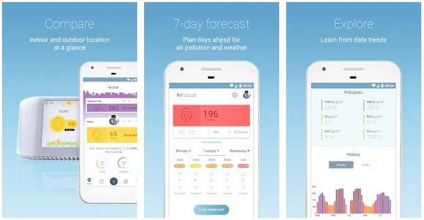 10 Free air pollution checker apps (Android & iOS) - Apppearl - Best ...