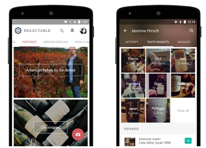 Delectable - Scan & Rate Wine