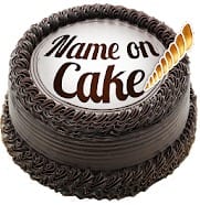Name on Birthday Cake