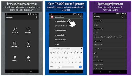 pronounce words app for android