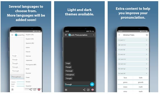 pronunciation of english words app