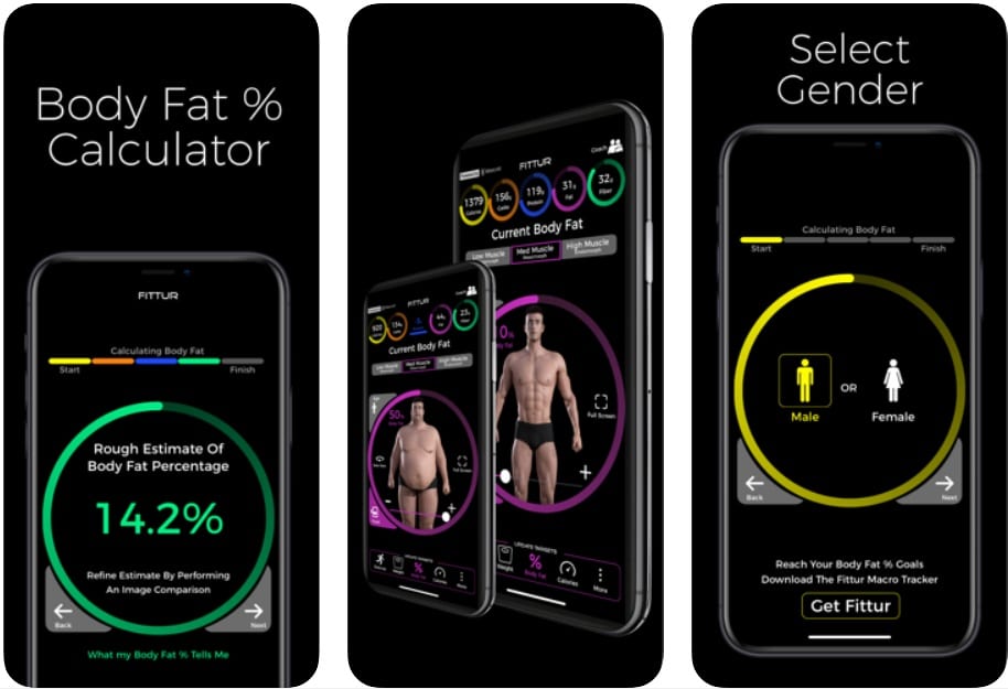 body fat calculator machine