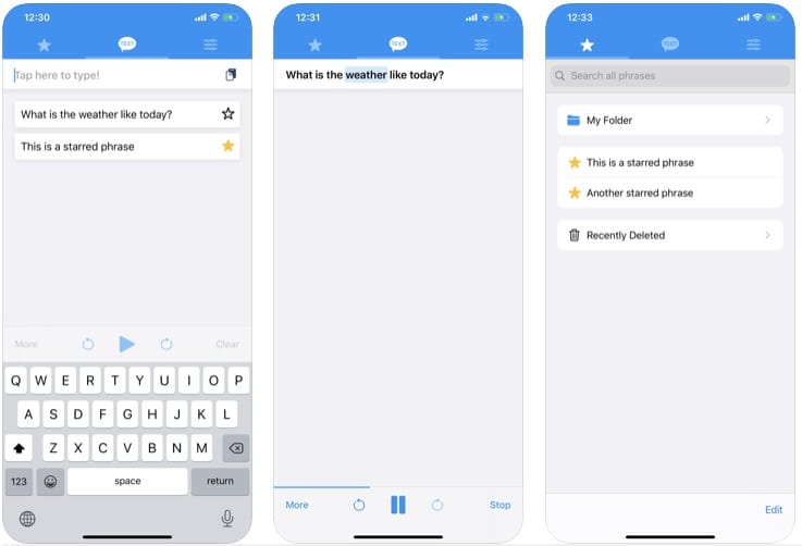 type text to speech app