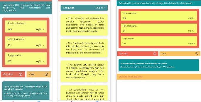 LDL Cholesterol Calculator