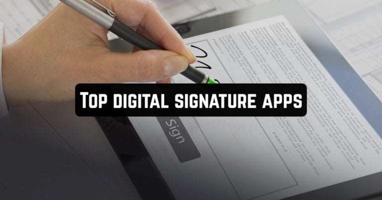 Top Digital Signature Apps