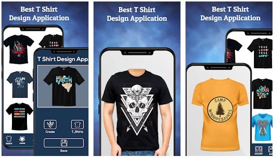 design at shirt app