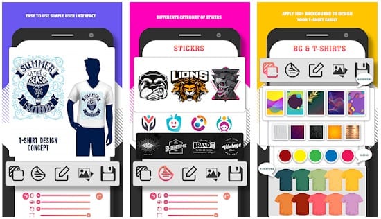 design at shirt app