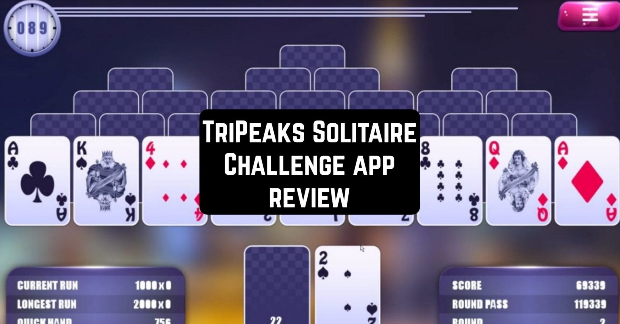 tripeaks solitaire app