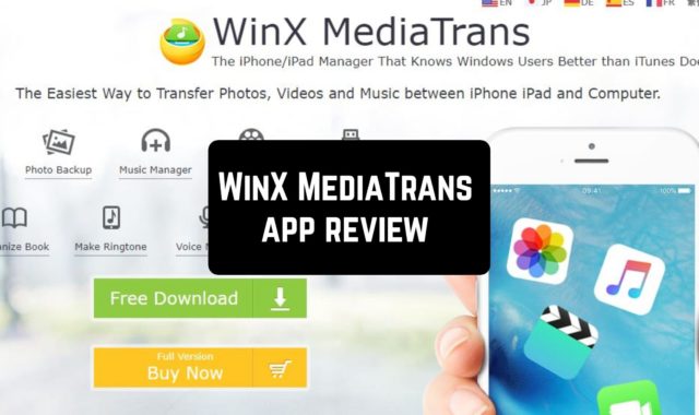 WinX MediaTrans App Review