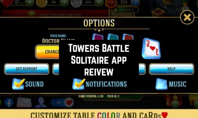 Towers Battle Solitaire App Reivew